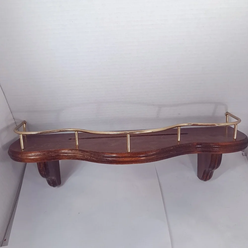 Vintage HOMCO Wood Wall Shelf 16